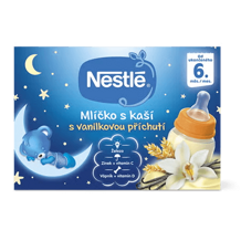 NESTLÉ Mlíčko s kaší​  s vanilkovou příchutí 2 x 200 ml