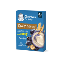 GERBER nemléčná kaše pšenično-ovesná švestka 200 g