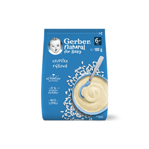 GERBER Natural rýžová krupička 180 g 