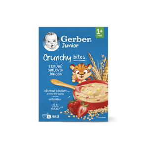 GERBER Junior nemléčná kaše jahodová s křupavými kousky 200 g