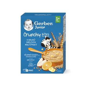 GERBER Junior nemléčná kaše ovocná s křupavými kousky 200 g