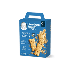 GERBER Snacks dětské sušenky 180 g