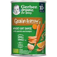 GERBER Organic křupky s mrkví a pomerančem 35 g