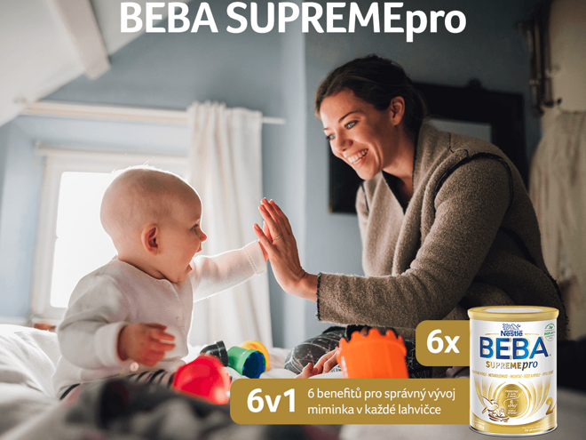Soutěž Facebooková soutěž o 6 plechovek BEBA SUPREMEpro