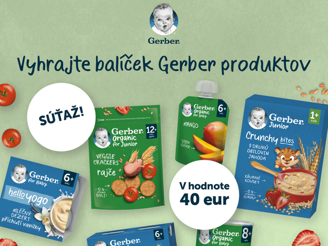 GERBER súťaž vyhrajte GERBER súťaž vyhrajte