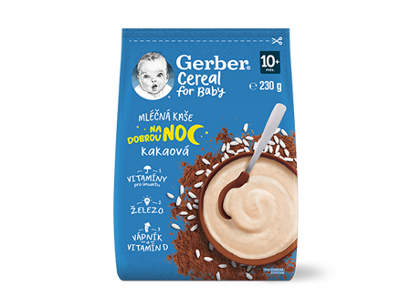 GERBER Cereal mléčná kaše kakaová
