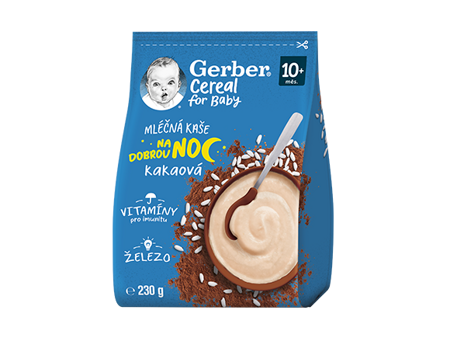 GERBER Cereal mléčná kaše kakaová