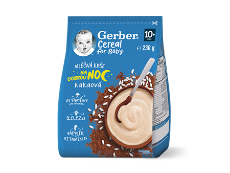 GERBER Cereal mléčná kaše kakaová