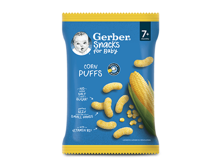 GERBER Snacks kukuřičné křupky 28 g