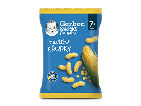 GERBER Snacks kukuřičné křupky 28 g