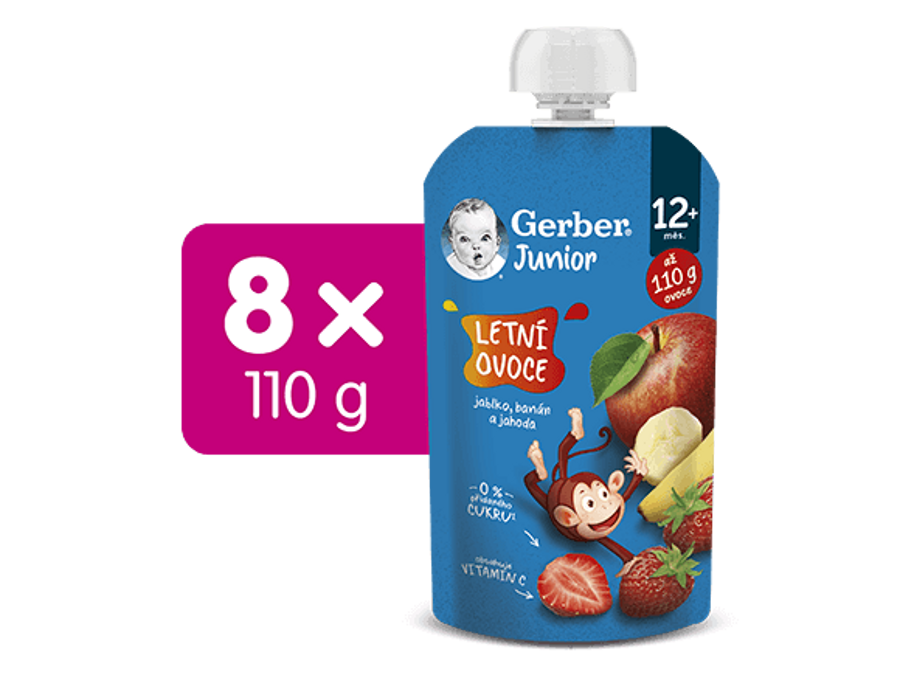 Gerber Junior kapsička Letní ovoce 110 g