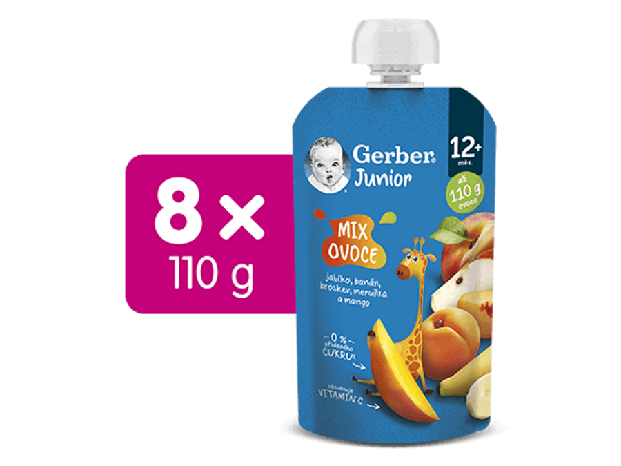 Gerber Junior kapsička Mix ovoce 110 g