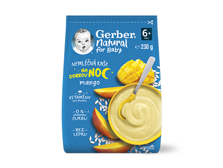 GERBER Natural nemléčná kaše mango_T1
