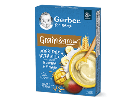 GERBER mléčná kaše banán a mango 200 g