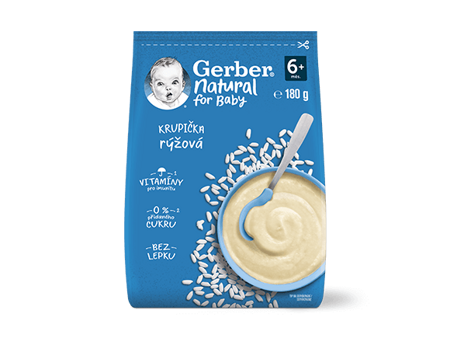 GERBER Natural rýžová krupička