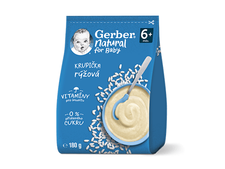 GERBER Natural rýžová krupička