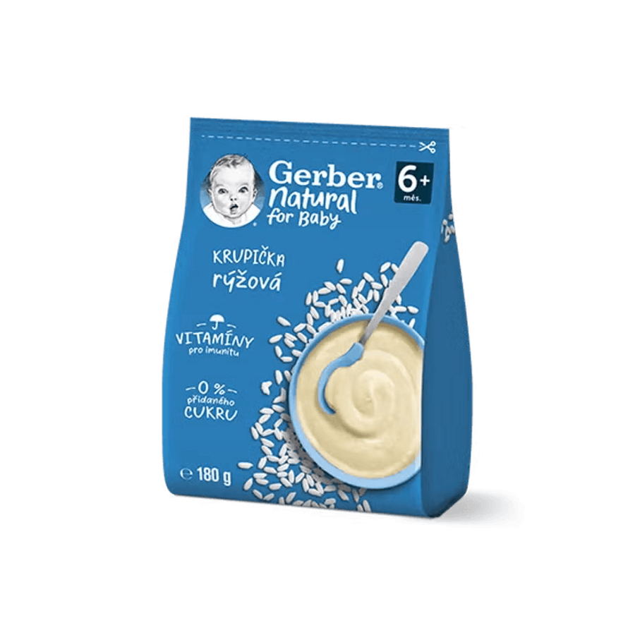 GERBER Natural rýžová krupička 180 g 
