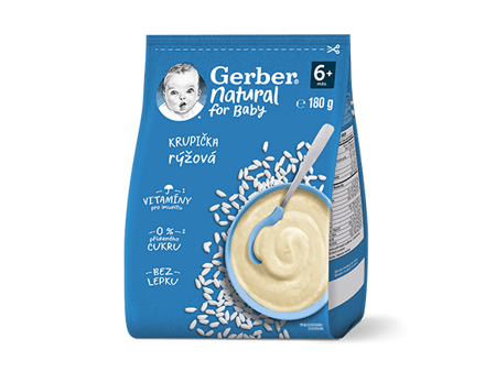 GERBER Natural rýžová krupička