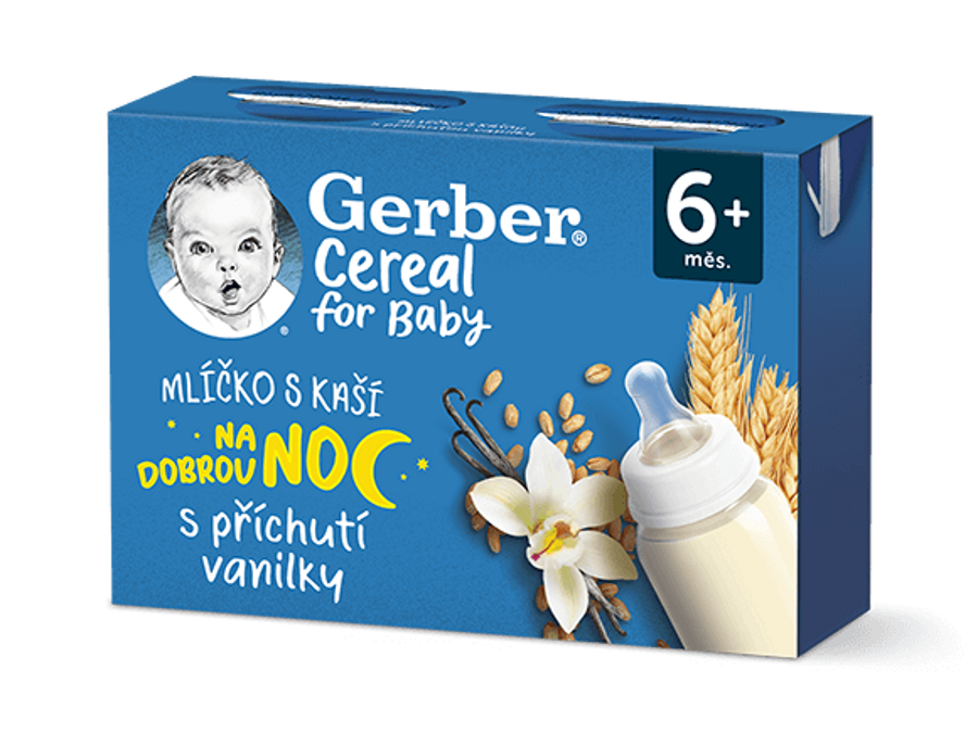 GERBER Cereal mlíčko s kaší vanilka