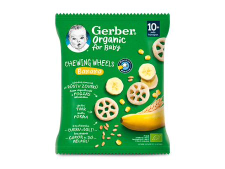 GERBER Organic chewing wheels 28 g