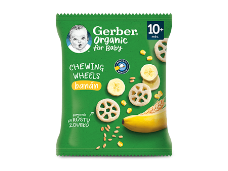 GERBER Organic chewing wheels 28 g