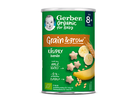 GERBER Organic křupky banán 35 g