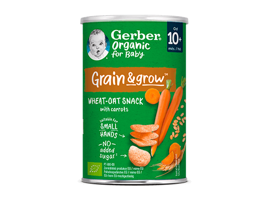GERBER Organic křupky mrkev