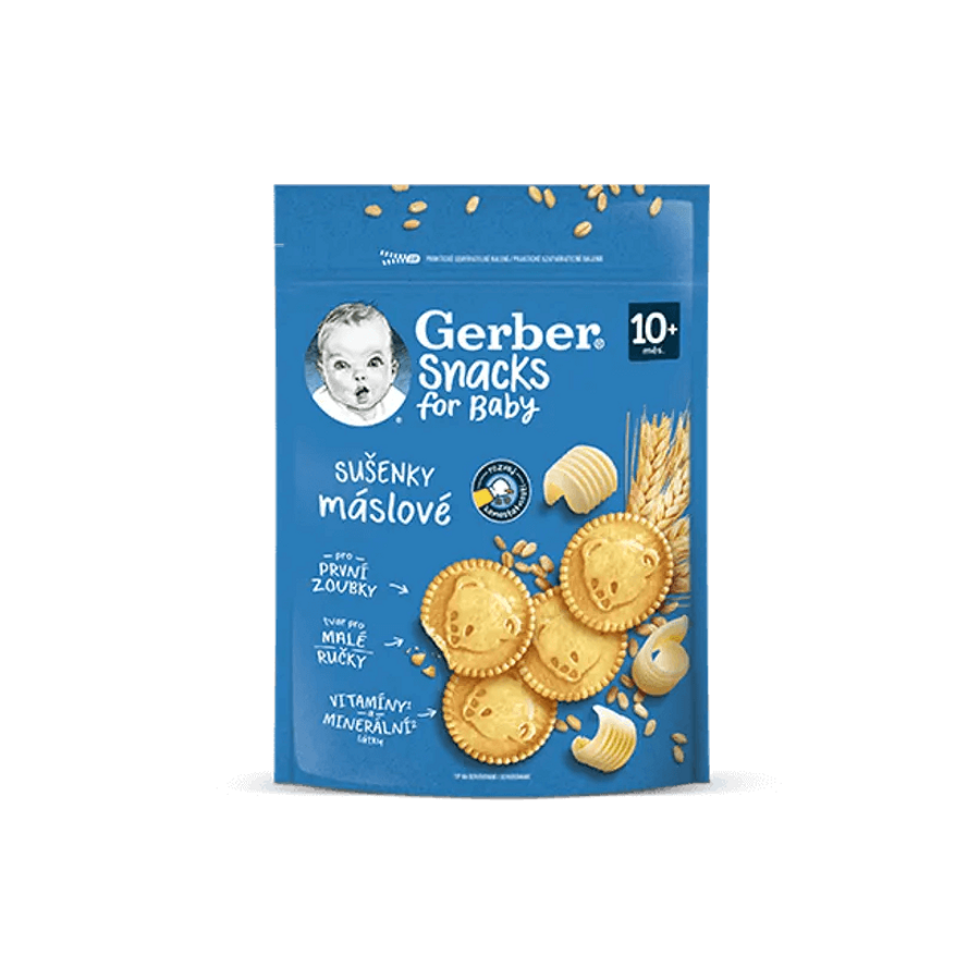 GERBER Snacks máslové sušenky 180 g