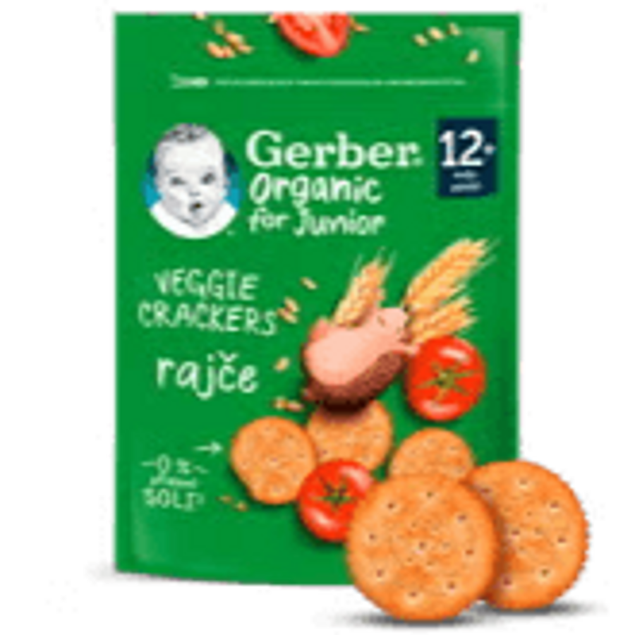 GERBER Organic krekry s rajčaty 100 g