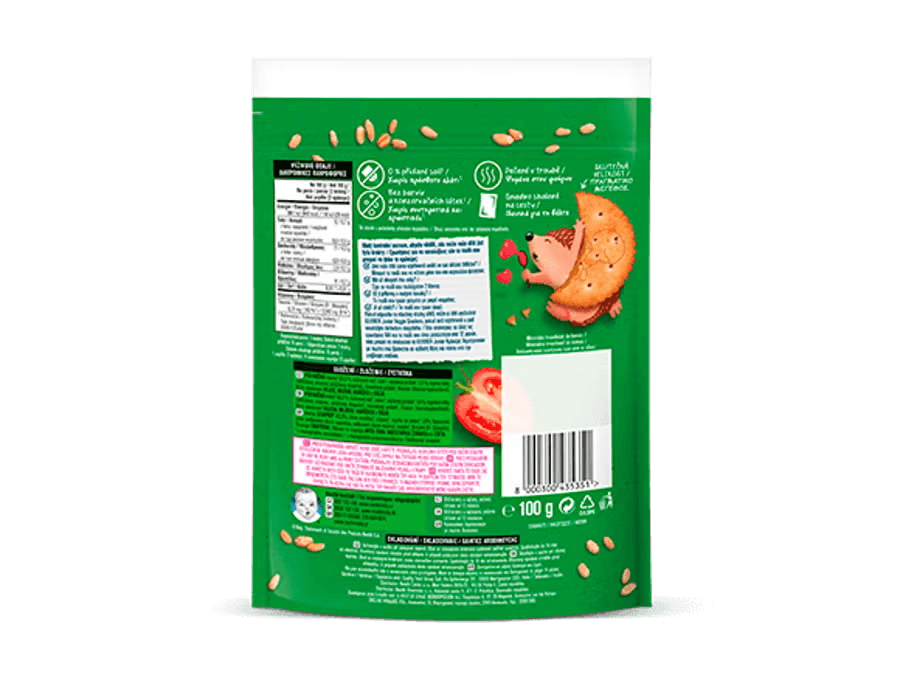 GERBER Organic krekry s rajčaty 100 g