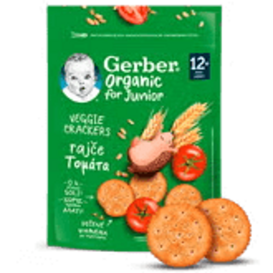 GERBER Organic krekry s rajčaty 100 g