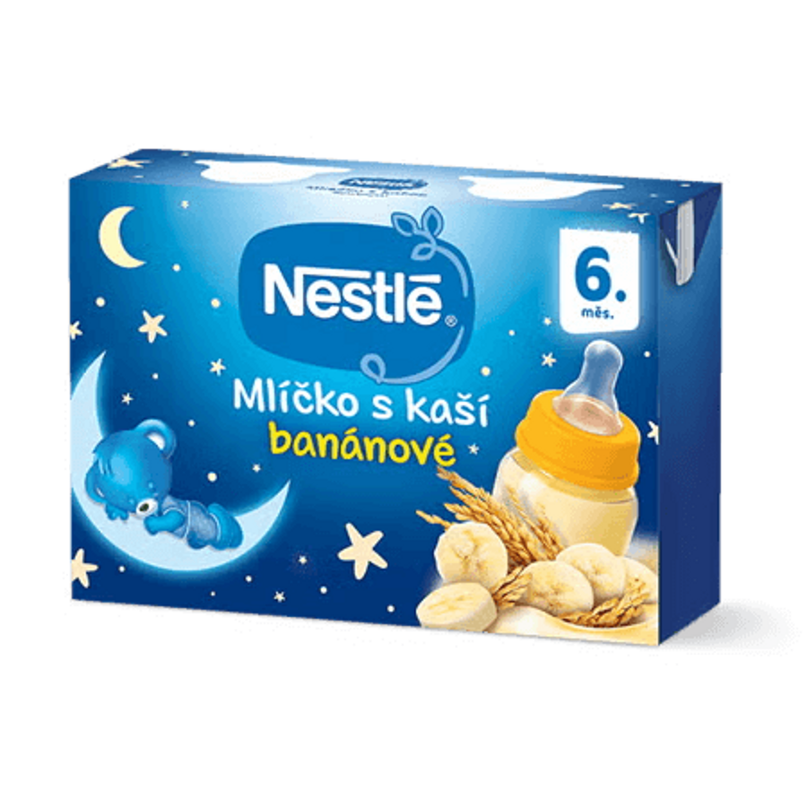 NESTLÉ Mlíčko s kaší banánové 2 x 200 ml