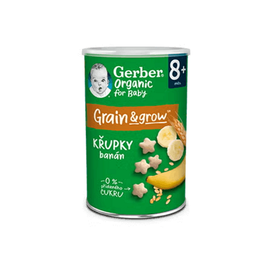GERBER Organic křupky banánové 35 g