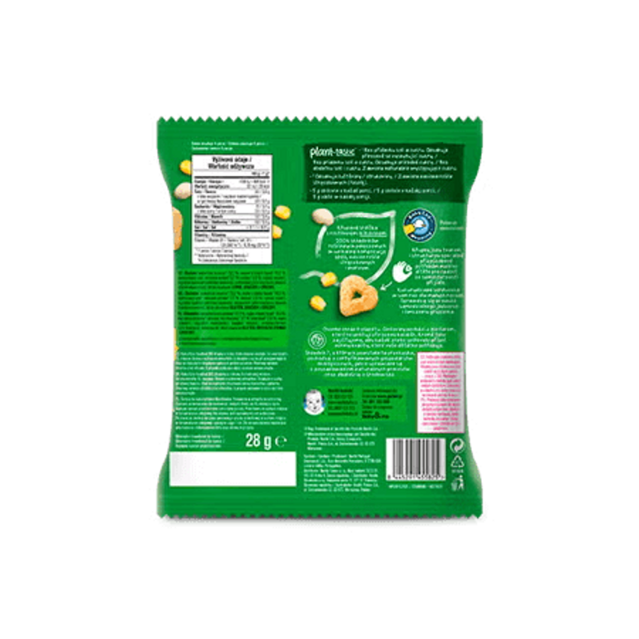 GERBER Organic křupavá srdíčka s mrkví 28 g