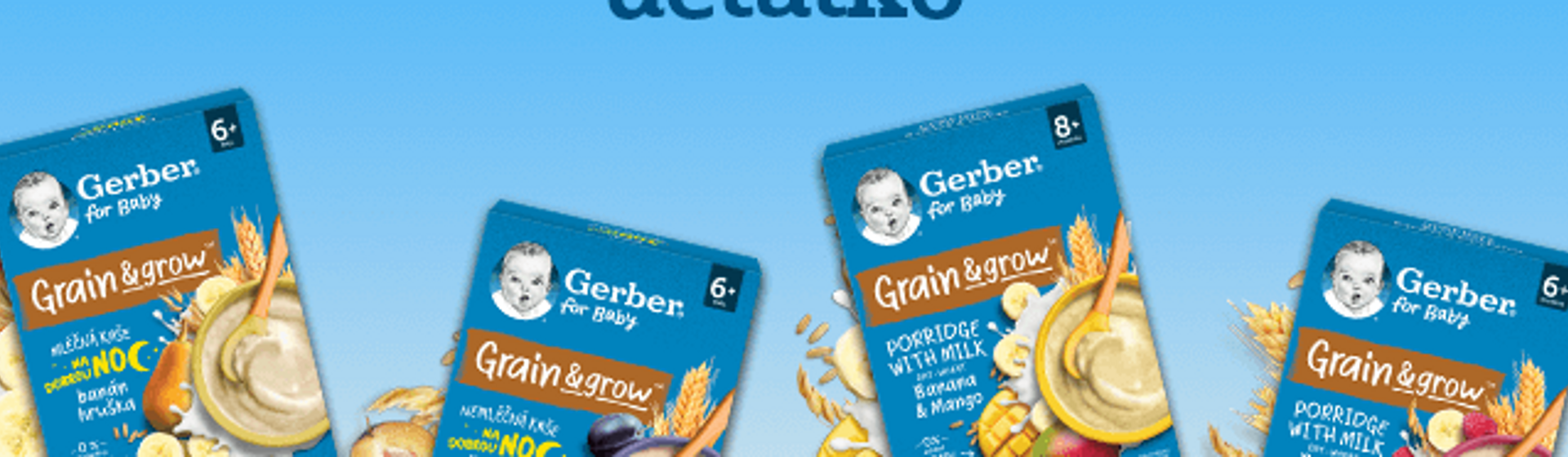 Gerber kaše Grain&grow Gerber kaše Grain&grow