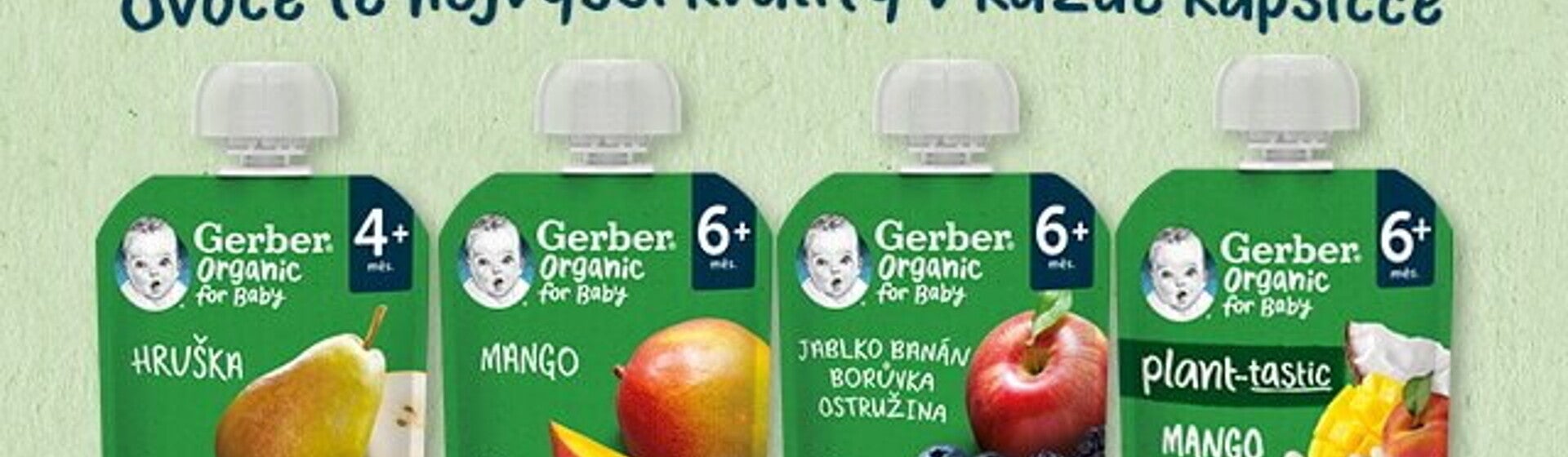 GERBER Organic kapsičky