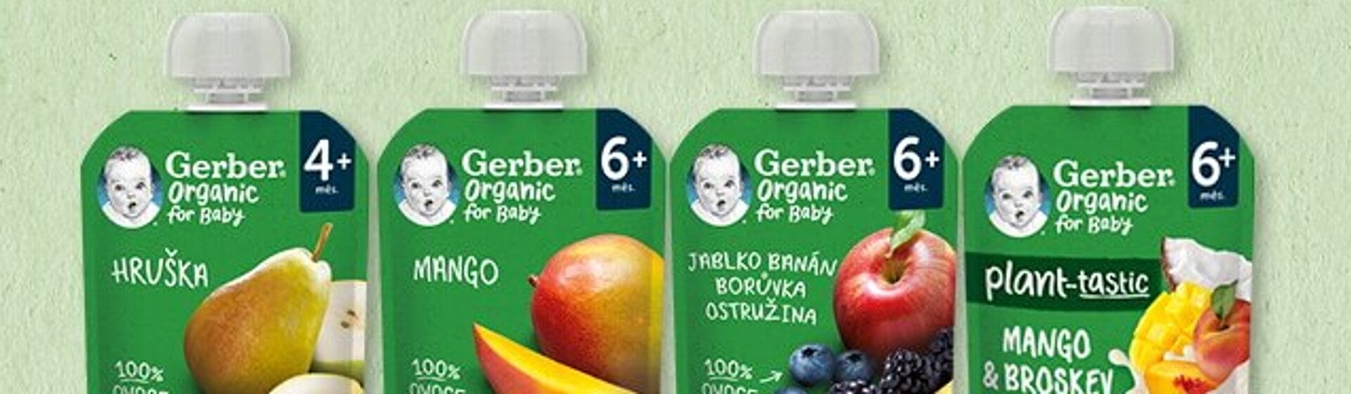 GERBER Organic kapsičky GERBER Organic kapsičky