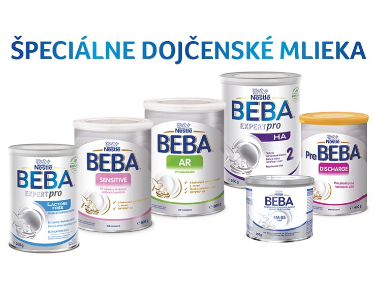 Specialne dojcenske mlieka