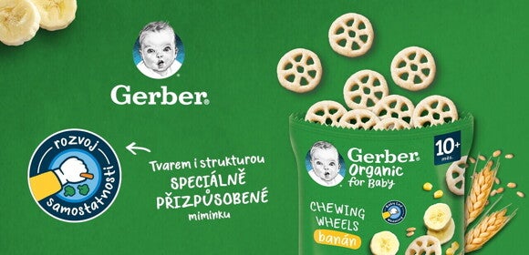 GERBER Organic chewing wheels 28 g GERBER Organic chewing wheels 28 g