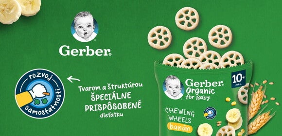 GERBER Organic chewing wheels 28 g GERBER Organic chewing wheels 28 g