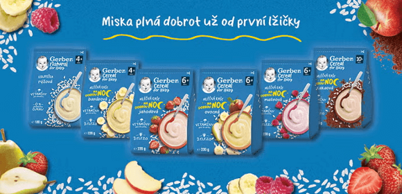  GERBER Cereal na dobrou noc