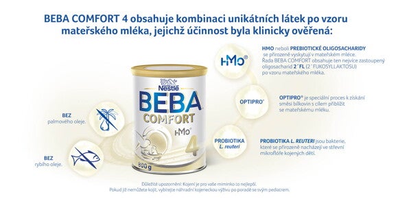 BEBA COMFORT benefity BEBA COMFORT benefity