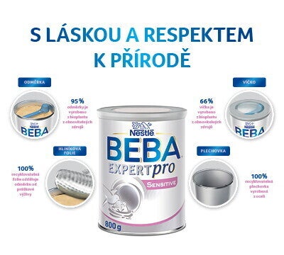 BEBA EXPERTpro SENSITIVE - udržitelnost BEBA EXPERTpro SENSITIVE - udržitelnost