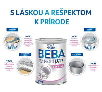BEBA EXPERTpro SENSITIVE - udržitelnost BEBA EXPERTpro SENSITIVE - udržitelnost