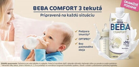 BEBA COMFORT 3 tekutá banner BEBA COMFORT 3 tekutá banner