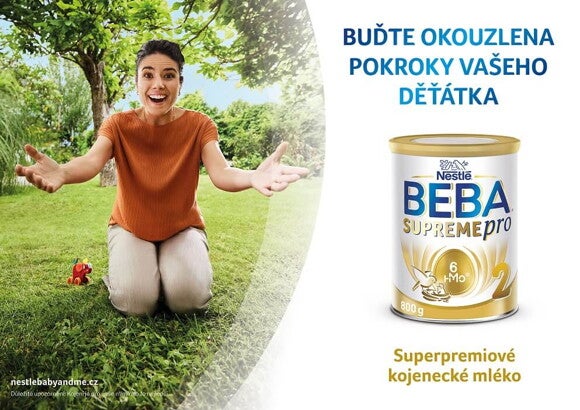 BEBA SUPREMEpro 2, 800 g BEBA SUPREMEpro 2 - superprémiové kojenecké mléko