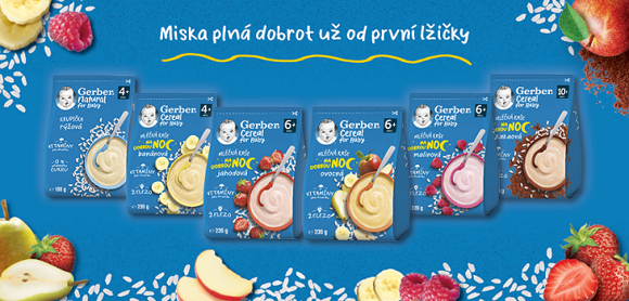 GERBER Cereal kaše banner