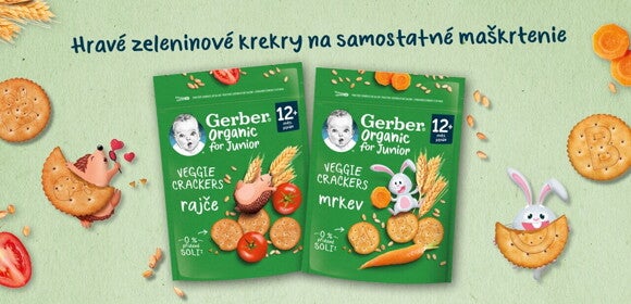 GERBER Organic krekry GERBER Organic krekry