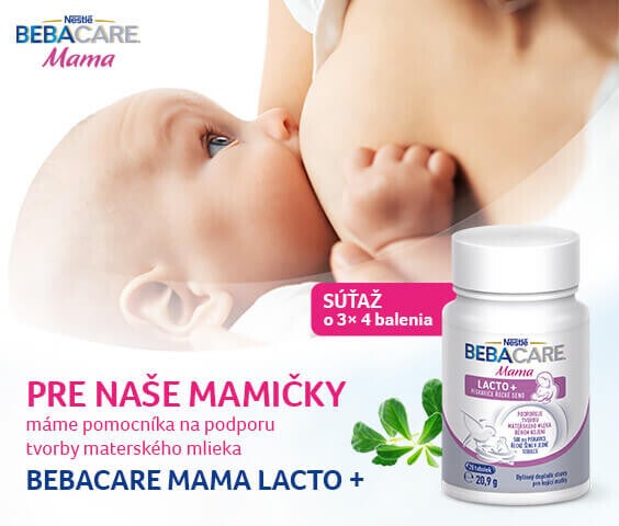 Súťaž BEBACARE lacto plus