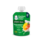 GERBER Organic ovocná kapsička mango a broskev s kokosovým mlékem 80 g